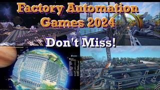 8 AMAZING Factory Automation games 2024 and beyond with details