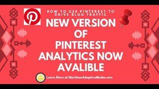  Pinterest Releases New Version of Pinterest Analytics 