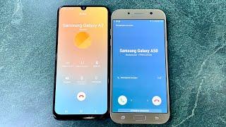 Incoming + Outgoing Call Samsung A50 vs Galaxy A7