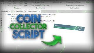 ROBLOX STUDIO How to make a coin collector and a leaderboard