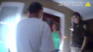 Bodycam video shows tense moments between ex-officer, estranged wife