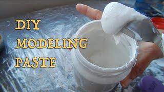 DIY MODELING PASTE (Easy & Inexpensive to Make)  ~ STRUCTURE PASTE ~ TEXTURE PASTE ~ 3D RELIEF PASTE