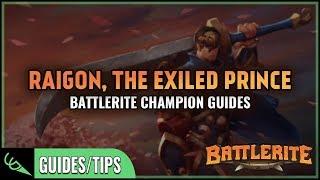 Raigon Guide - Detailed Champion Guides | Battlerite