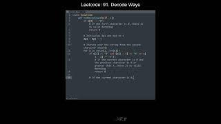 Leetcode 91. Decode Ways in Python | Python Leetcode | Python Coding Tutorial | Python Coding ASMR