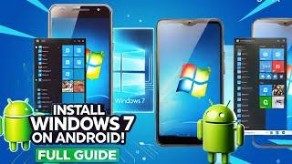 How to Install Windows 7 on Android//upne mobile Mai windows 7 kaise chalayen