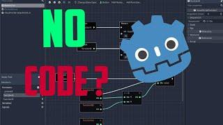 Making a game without code | Godot visual script for absolute beginners