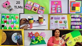 20 Easy TLMs Ideas for Primary School | TLM Craft Ideas | TLM