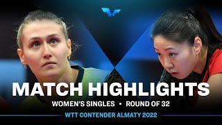 Anastassiya Lavrova vs Lily Zhang | WS | WTT Contender Almaty 2022 (R32)