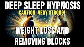 Hypnosis For Deep Sleep | Weight Loss & Removing Blocks