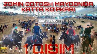 1-QISM.ZOMIN OQTOSH MAYDONIDA BERDIBEK XOJI CHEMPIONAT KOʻPKARISI. 24.02.2024