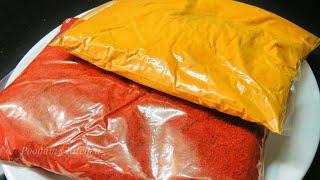 How to store Red Chilli Powder and Turmeric Powder/ Tips and Tricks to store spices for a long time