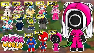 ALL SECRET OUTFITS IN AVATAR WORLD!  HOW TO GET THEM FOR FREE! 