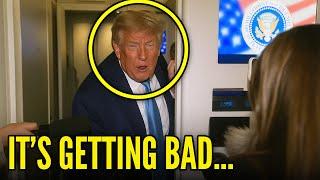 Trump's BRAIN GLITCHES on Air Force One as He FLEES CANADA