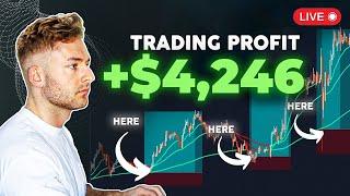 My EXACT $4,246 In A Day Trading Strategy - (LIVE TRADING CRYPTO)