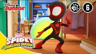  Experiment gaat fout | Spidey | Disney Junior BE