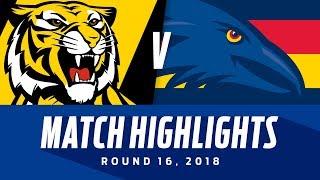 Richmond v Adelaide Highlights | Round 16, 2018 | AFL