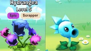 Hydrangea and Snow Pea Experiment- Plants VS Zombies 3