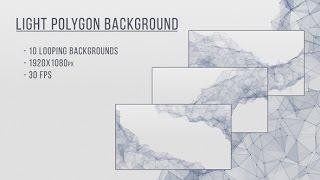 Motion Graphics - Light Polygon Background