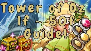 SIMPLE Tower of Oz Guide! 1F~50F (GMS)