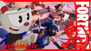 Cuphead Takes on Fortnite: Epic Battles Beyond Inkwell Isle! WHERES IS MUGMAN?