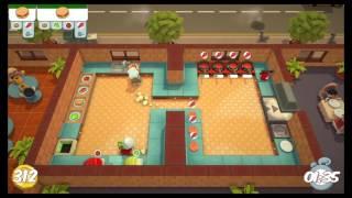 [Overcooked: Level 1-4] 2-Player OUTDATED World Record Score: 598