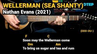 Wellerman (Sea Shanty) - Nathan Evans (2021) Easy Guitar Chords Tutorial with Lyrics