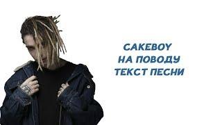 CAKEBOY - На Поводу // ТЕКСТ ПЕСНИ // КАРАОКЕ