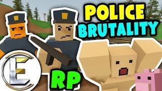 POLICE BRUTALITY RP | Unturned Abusive police force setting players UP (Roleplay)