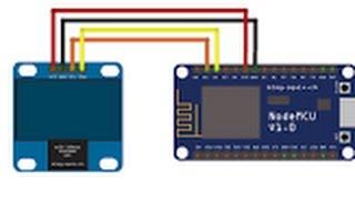 OLED 128х64 i2c подключение к nodeMCU (esp8266), установка библиотек Adafruit_GFX, и Adafruit_SSD130