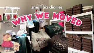 I Moved My Business to a New State‪‪ ︎ ‬Life Update, Mini House Tour, New Designs | Biz Vlog