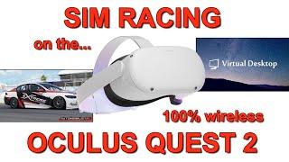 Sim Racing wirelessly on the Oculus Quest 2 - Virtual Desktop - Automobilista 2