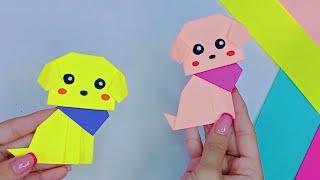 DIY|Origami paper dog|Оригами собака из бумаги