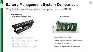 Fortress Power Tech Talk - Episode 26  BMS Comparison