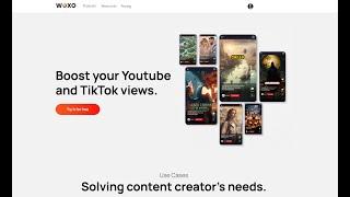 WOXO - Generate Your YouTube and TikTok Shorts in 20sec with AI for FREE