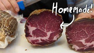 Making Capicola (Capicole) from Scratch Old fashioned traditional Italian way family recipeCAPOCOLLO