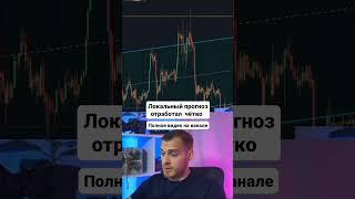 Локальный прогноз на биткоин отработал чётко #биткоинпрогноз #криптовалютапрогноз #обзорбиткоин #btc