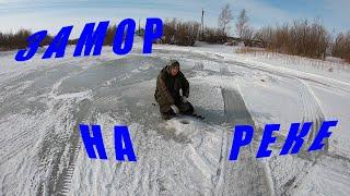 Бложик с Рыбалки!!! Замор на Реке!!! ГЛУХОЗИМЬЕ!!! CALYPSO UVS-03 PLUS