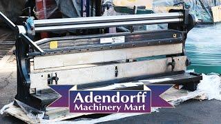 Multi-function sheet metal bender, roller and shear blade adjustment tutorial.