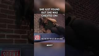 Trenetta gets devastating news... #cheaters #thestevewilkosshow