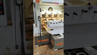 See how the chair legs of an automatic machine are made#wood #machinedesign #sealingmachines #work