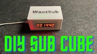 DIY Subscriber Counter Cube