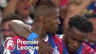 Wilfried Zaha's beauty puts Crystal Palace ahead of Brentford | Premier League | NBC Sports