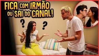 BEIJA O MEU IRMÃO OU SAI DO CANAL!! - TROLLANDO AMIGA [ REZENDE EVIL ]