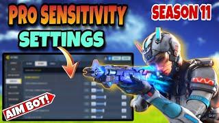 BEST UPDATED SENSITIVITY SETTINGS in SEASON 11 COD MOBILE | BEST SETTINGS FOR BATTLE ROYALE(2023)