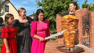 A Meter-long Shawarma and a Refreshing Dessert! An unusual Day in the Village