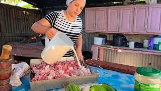 Yuli Rebela El Secreto Campesino de ponerle Leche a la Carne. La Vida Del Campo