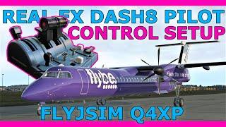 My Control Setup for FlyJSim Q4XP with a Real Ex Q400 Pilot!