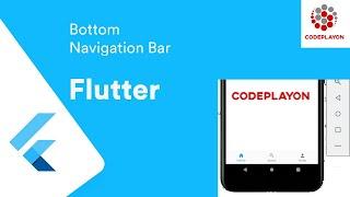 #2.2 flutter bottom navigation bar example || Flutter tutorial for beginners |Android iOS Codeplayon