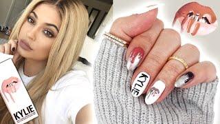 Kylie Jenner Lip Kit Inspired | Nail Art 