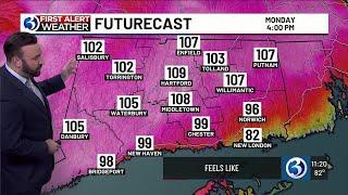 FORECAST: The 1st heat wave of the year is upon us, along with multiple First Alert Weather Days